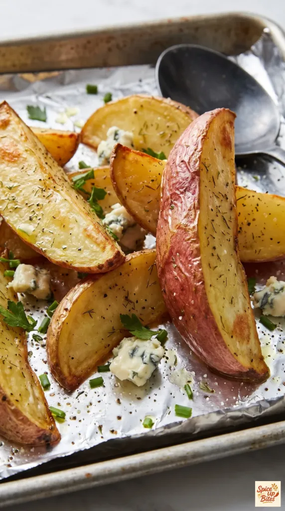 Why this Herb Roasted Potatoes with Blue Cheese works