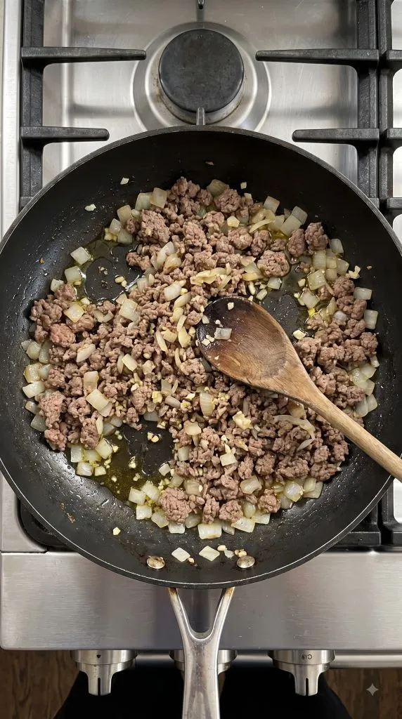 Step 2: Brown the Beef