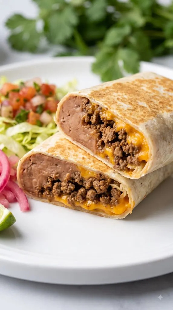 Why this High Protein Beef and Bean Burritos works