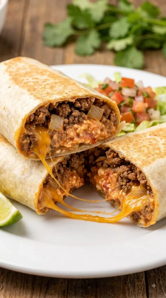 Why this High Protein Beef and Cheese Burritos works