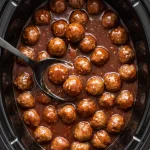 Honey BBQ Crockpot Meatballs
