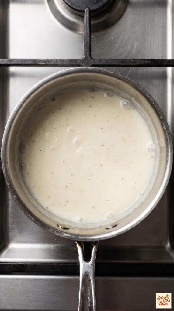 Step 2: Make the White Sauce