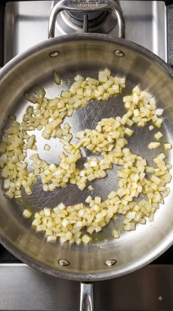 Step 1: Soften the Onion