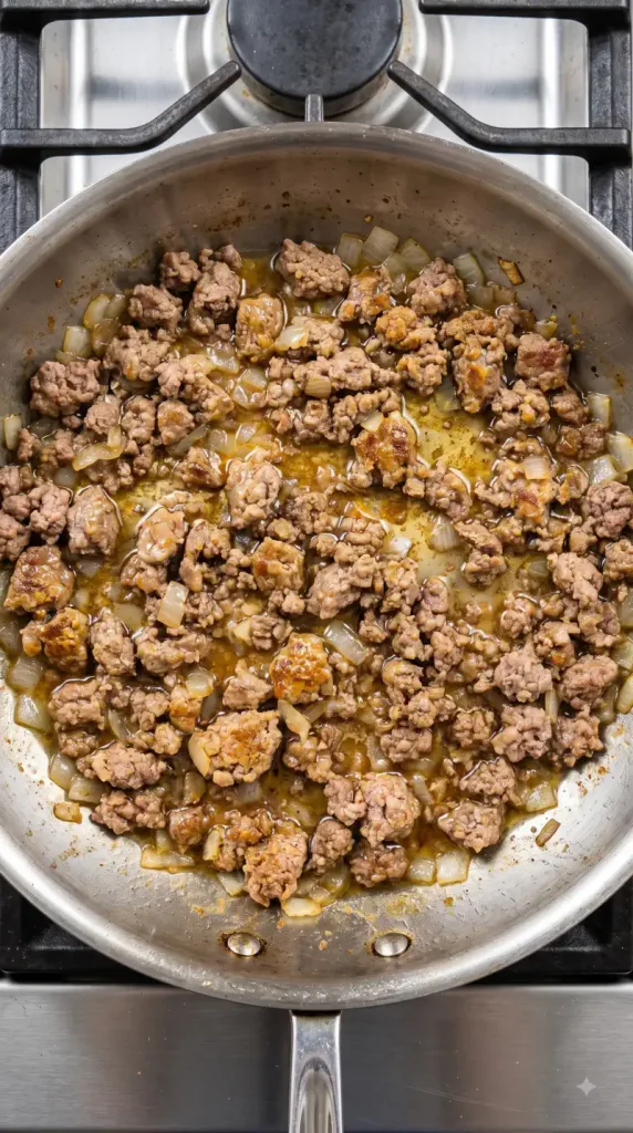 Step 2: Brown the Beef