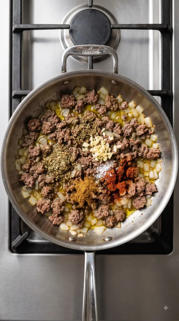Step 3: Brown the Beef
