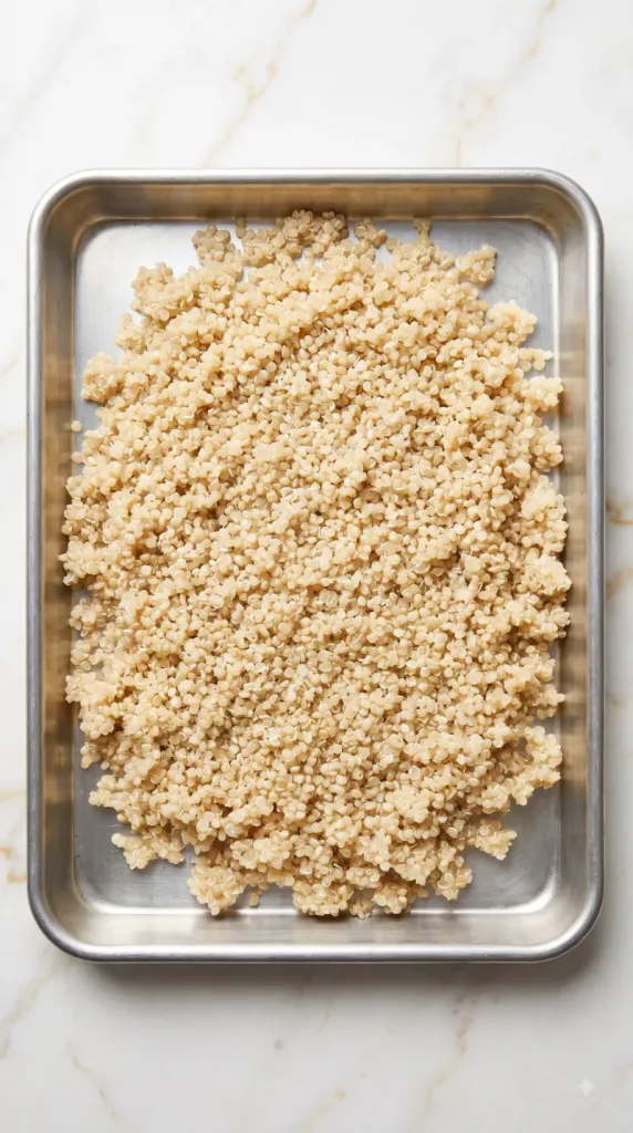Step 2: Rest and Cool the Quinoa