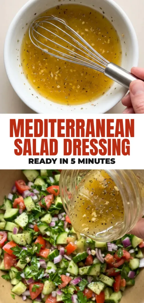 Mediterranean Salad Dressing: Ready in 5 Minutes With Simple Pantry Ingredients