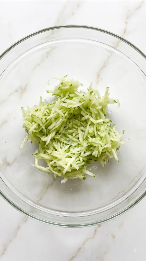 Step 1: Squeeze the Cucumber