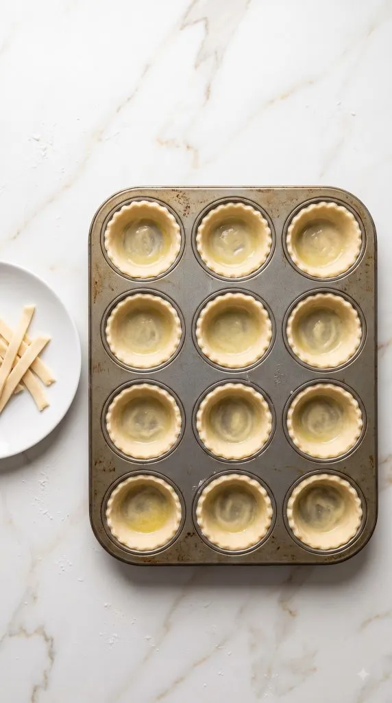 Step 2: Shape the Pastry Cups