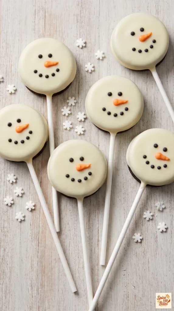 OREO Snowman Pops