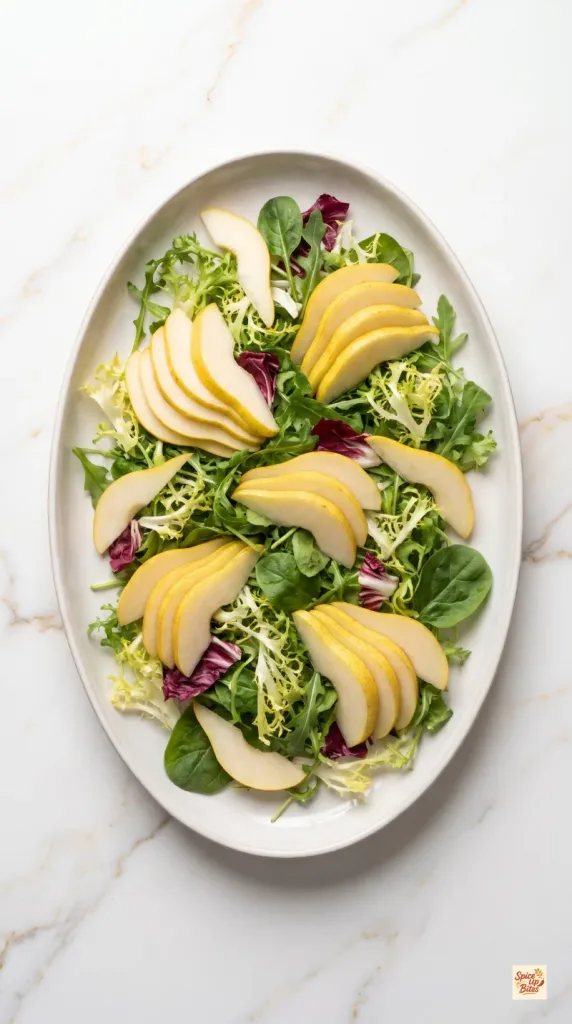 Step 3: Prepare the Greens and Pears