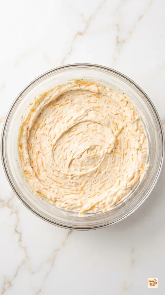 Step 1: Mix the Cheese Base