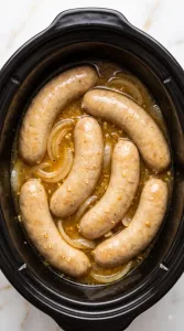 Slow Cooker Beer Brats