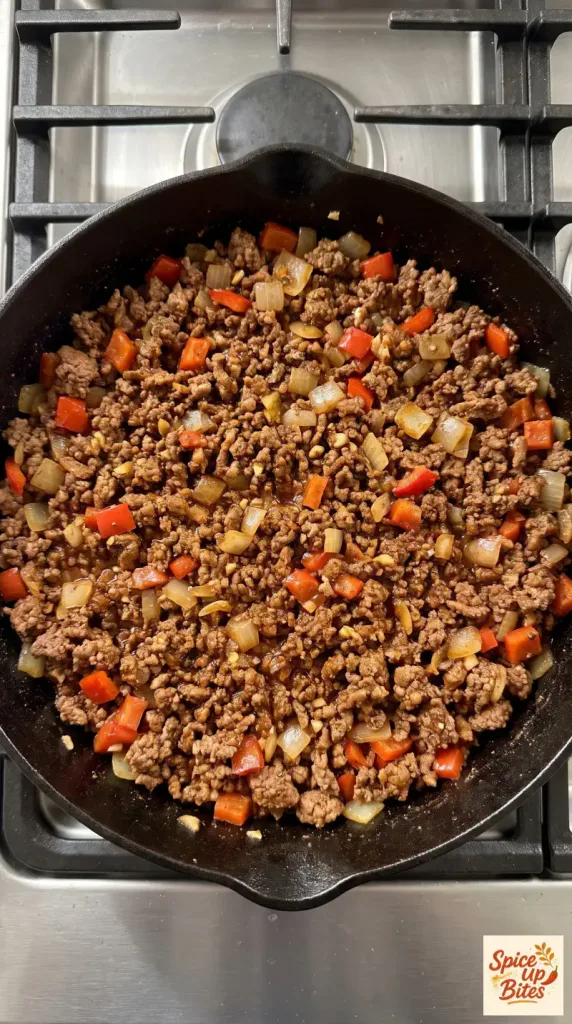 Step 1: Brown the Beef and Soften the Vegetables