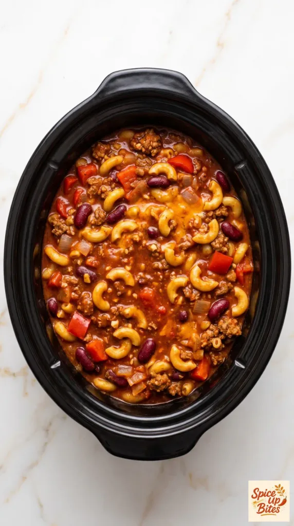 Step 5: Melt in the Cheddar