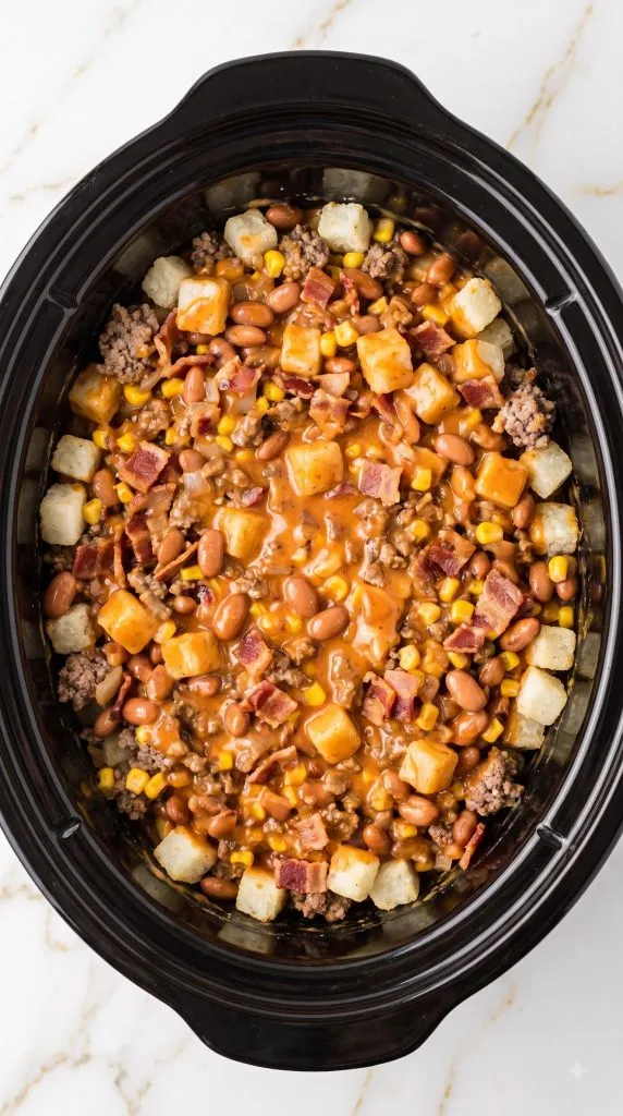 Step 4: Stir Everything Together in the Crockpot
