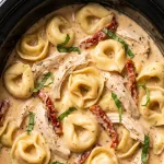 Slow Cooker Marry Me Chicken Tortellini