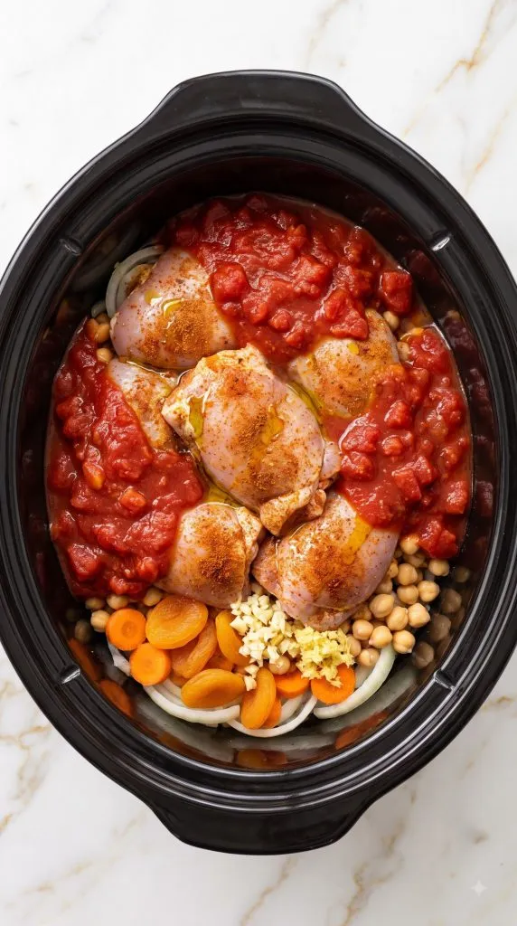 Step 2: Season the Chicken and Add the Sauce