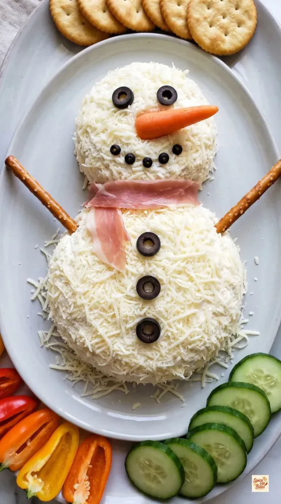 Snowman Cheese Ball