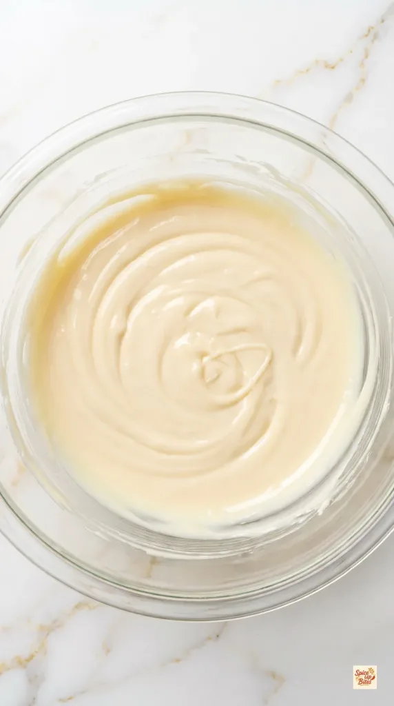 Step 1: Smooth the Cream Cheese Base