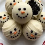 Snowman Oreo Balls