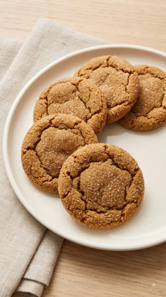 Soft Ginger Snap Cookies
