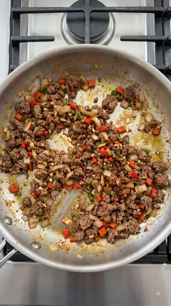 Step 2: Soften the Vegetables and Add the Spices