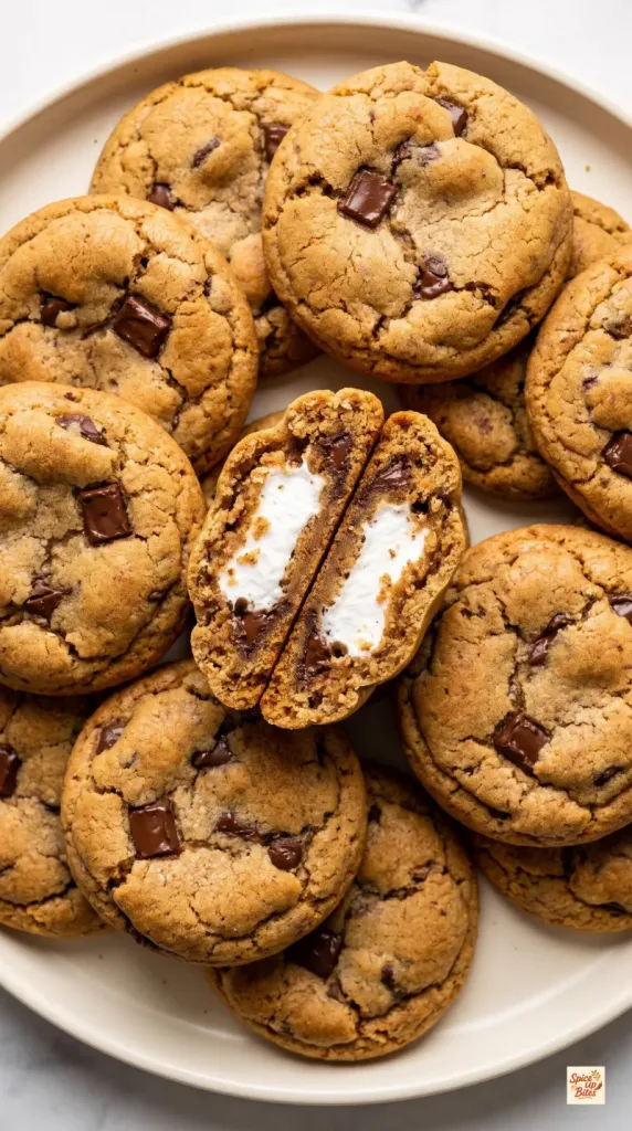 Stuffed S'mores Cookies