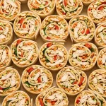 Thai Chicken Peanut Pinwheels