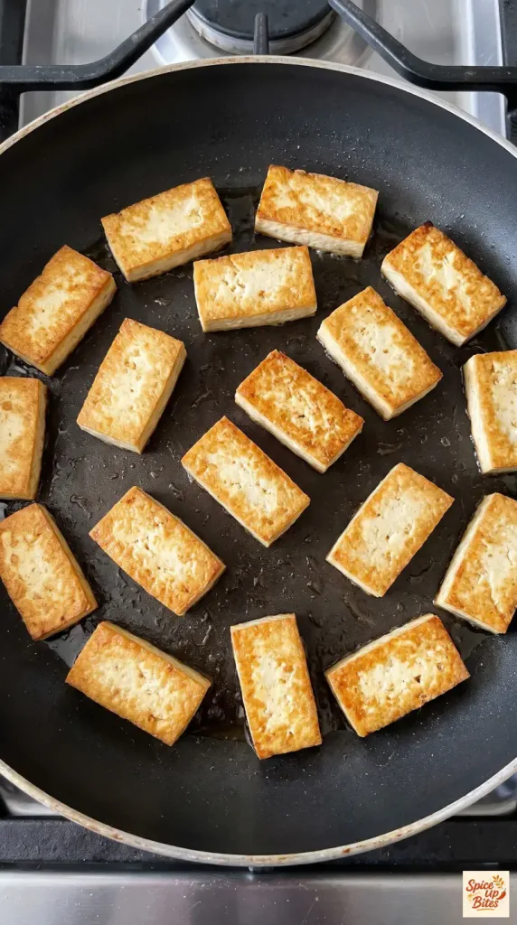 Step 3: Brown the Tofu